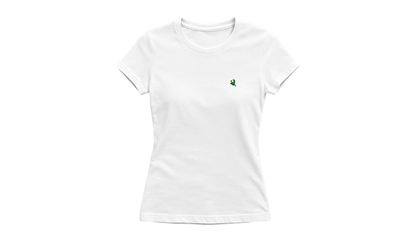 Woman’s White cotton tee