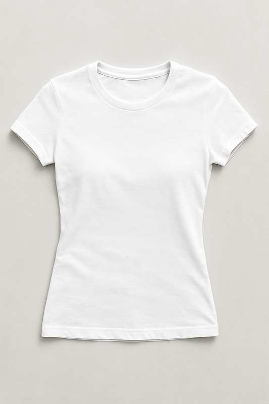 Invisible Woman’s White Cotton Tee